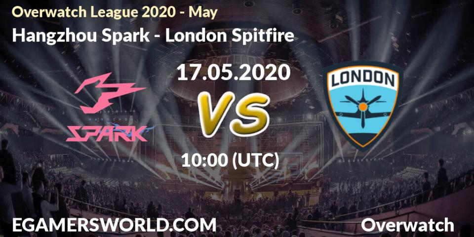 Prognose für das Spiel Hangzhou Spark VS London Spitfire. 17.05.2020 at 10:00. Overwatch - Overwatch League 2020 - May
