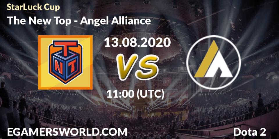 Prognose für das Spiel The New Top VS Angel Alliance. 13.08.20. Dota 2 - StarLuck Cup