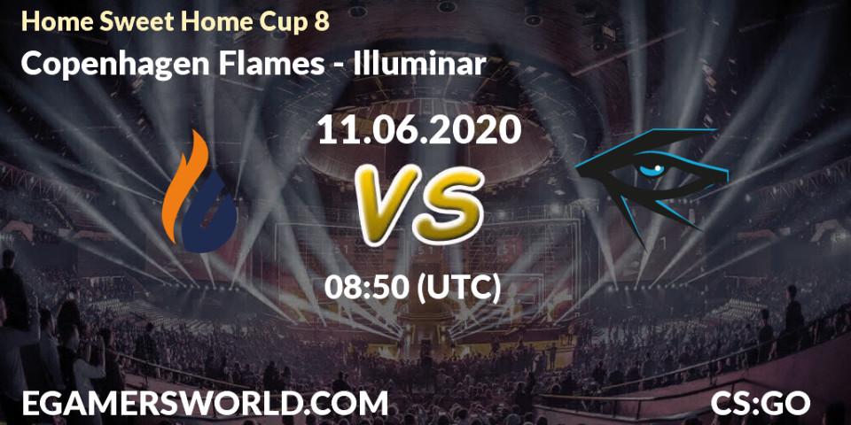 Prognose für das Spiel Copenhagen Flames VS Illuminar. 11.06.20. CS2 (CS:GO) - #Home Sweet Home Cup 8