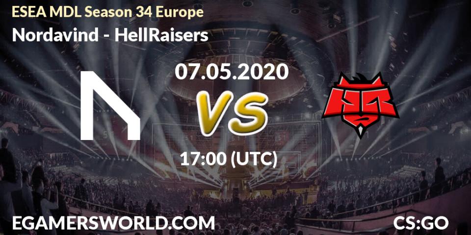 Prognose für das Spiel Nordavind VS HellRaisers. 07.05.2020 at 17:00. Counter-Strike (CS2) - ESEA MDL Season 34 Europe