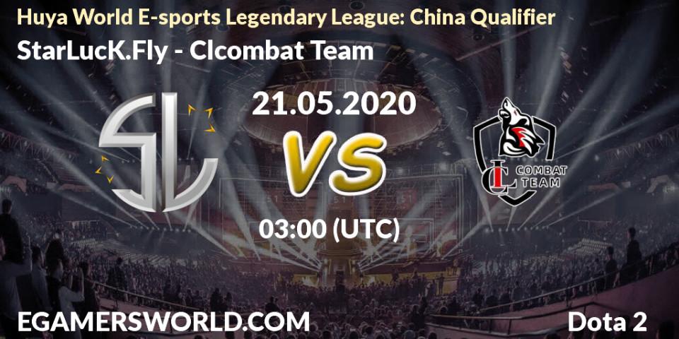 Prognose für das Spiel StarLucK.Fly VS Clcombat Team. 21.05.20. Dota 2 - Huya World E-sports Legendary League: China Qualifier