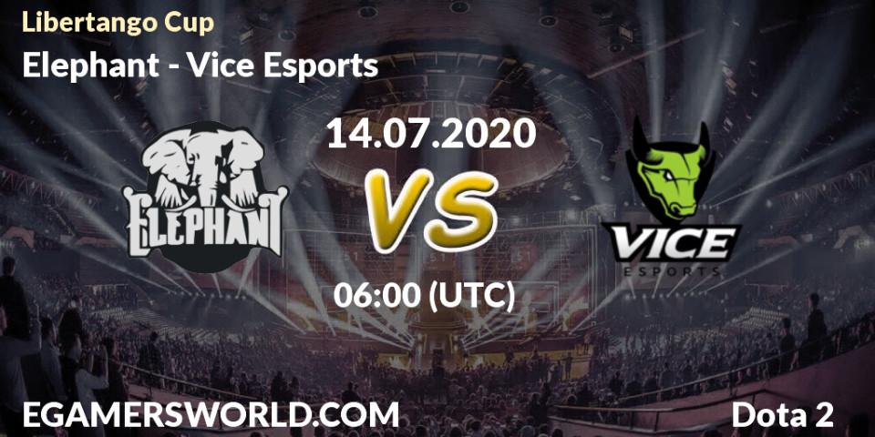 Prognose für das Spiel Elephant VS Vice Esports. 14.07.2020 at 06:21. Dota 2 - Libertango Cup