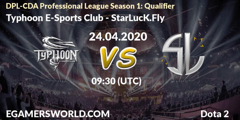 Prognose für das Spiel Typhoon E-Sports Club VS StarLucK.Fly. 24.04.2020 at 07:57. Dota 2 - DPL-CDA Professional League Season 1: Qualifier