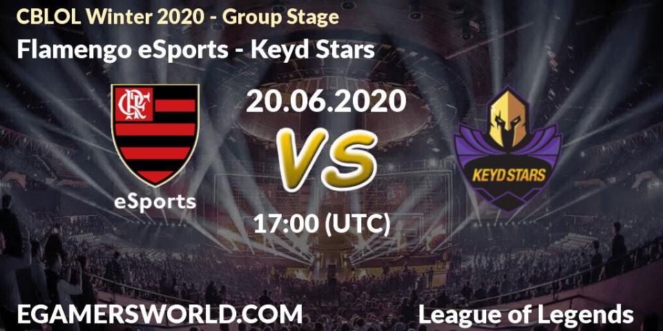 Prognose für das Spiel Flamengo eSports VS Keyd Stars. 20.06.20. LoL - CBLOL Winter 2020 - Group Stage