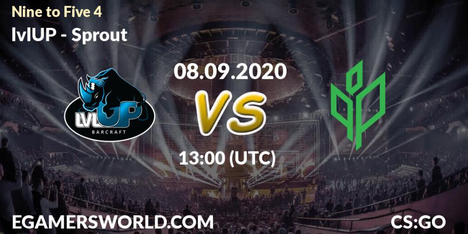 Prognose für das Spiel lvlUP VS Sprout. 08.09.2020 at 13:00. Counter-Strike (CS2) - Nine to Five 4