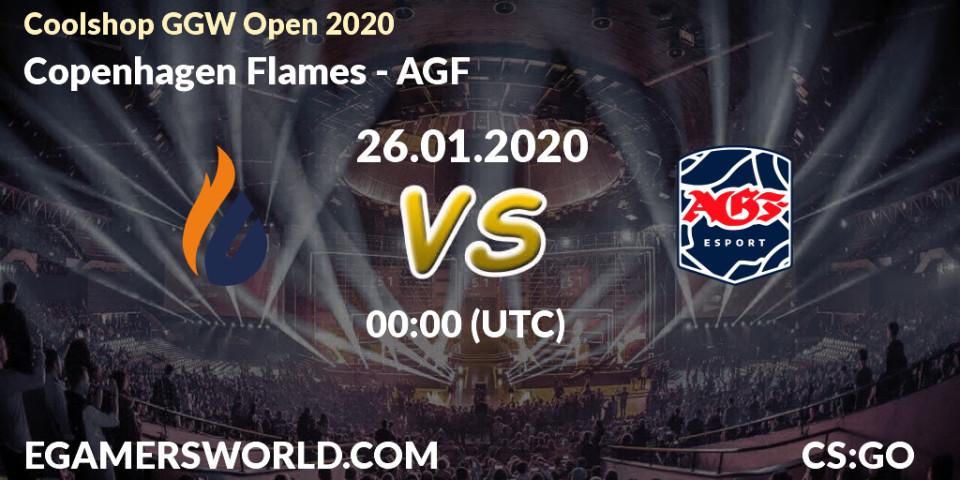 Prognose für das Spiel Copenhagen Flames VS AGF. 26.01.2020 at 00:15. Counter-Strike (CS2) - Coolshop GGW Open 2020