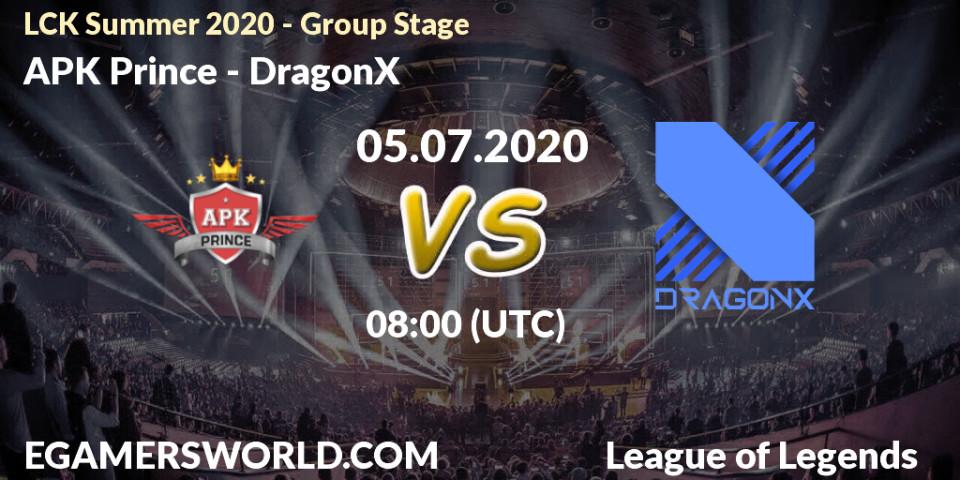 Prognose für das Spiel SeolHaeOne Prince VS DragonX. 05.07.2020 at 05:54. LoL - LCK Summer 2020 - Group Stage