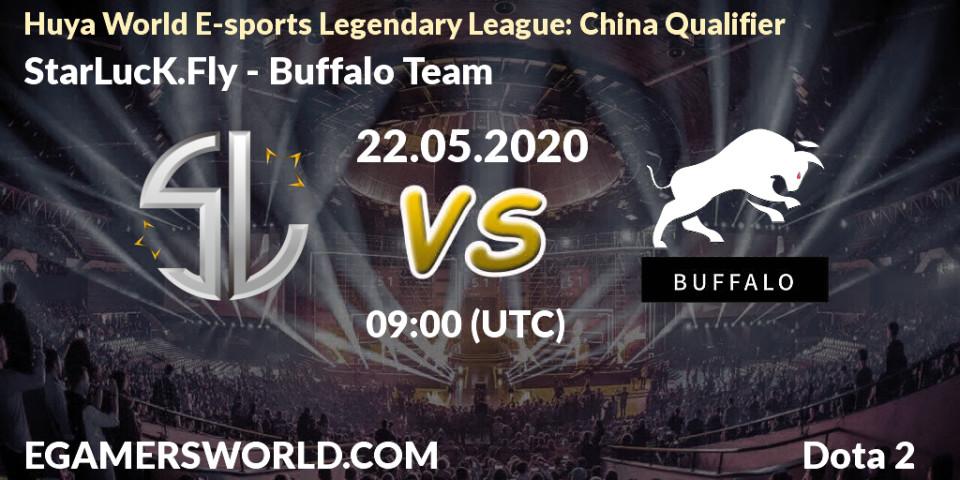 Prognose für das Spiel StarLucK.Fly VS Buffalo Team. 22.05.20. Dota 2 - Huya World E-sports Legendary League: China Qualifier