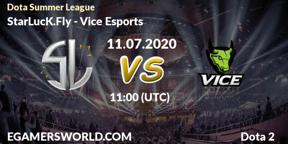 Prognose für das Spiel StarLucK.Fly VS Vice Esports. 11.07.2020 at 11:07. Dota 2 - Dota Summer League