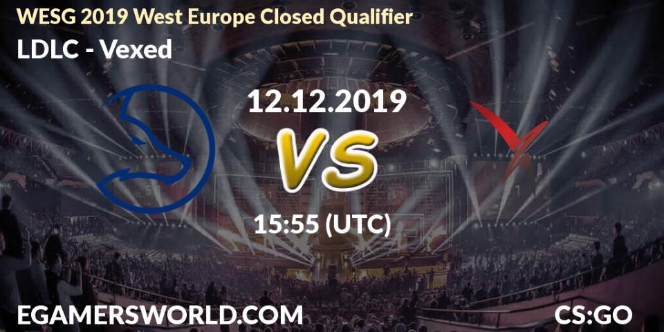 Prognose für das Spiel LDLC VS Vexed. 12.12.19. CS2 (CS:GO) - WESG 2019 West Europe Closed Qualifier