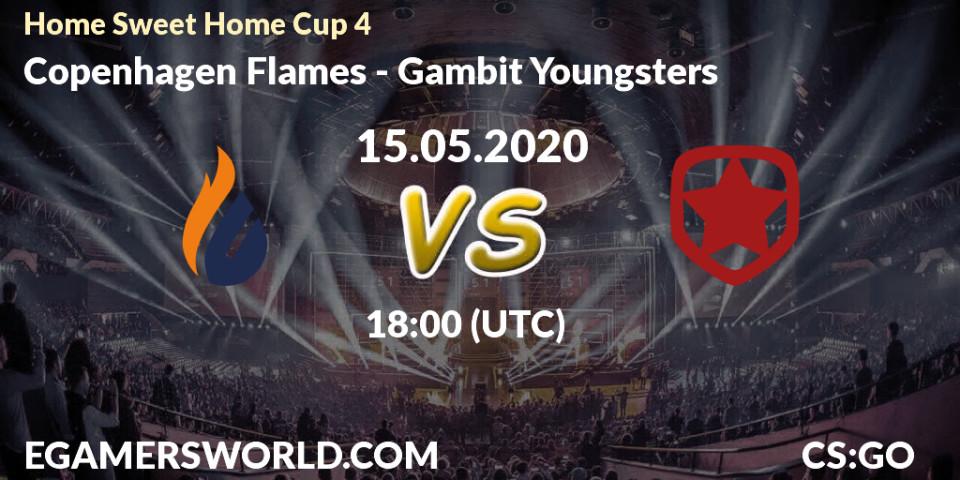 Prognose für das Spiel Copenhagen Flames VS Gambit Youngsters. 15.05.20. CS2 (CS:GO) - #Home Sweet Home Cup 4