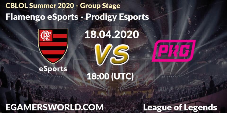 Prognose für das Spiel Flamengo eSports VS Prodigy Esports. 18.04.20. LoL - CBLOL Summer 2020 - Group Stage