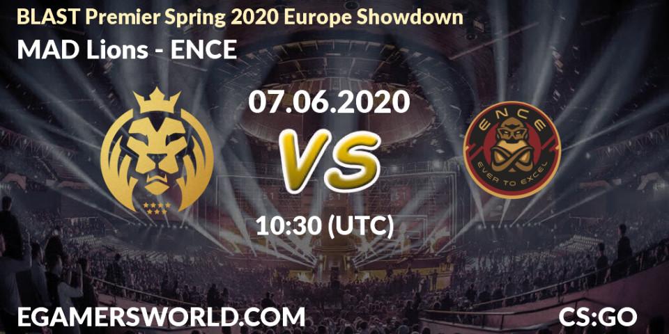 Prognose für das Spiel MAD Lions VS ENCE. 07.06.2020 at 10:30. Counter-Strike (CS2) - BLAST Premier Spring 2020 Europe Showdown