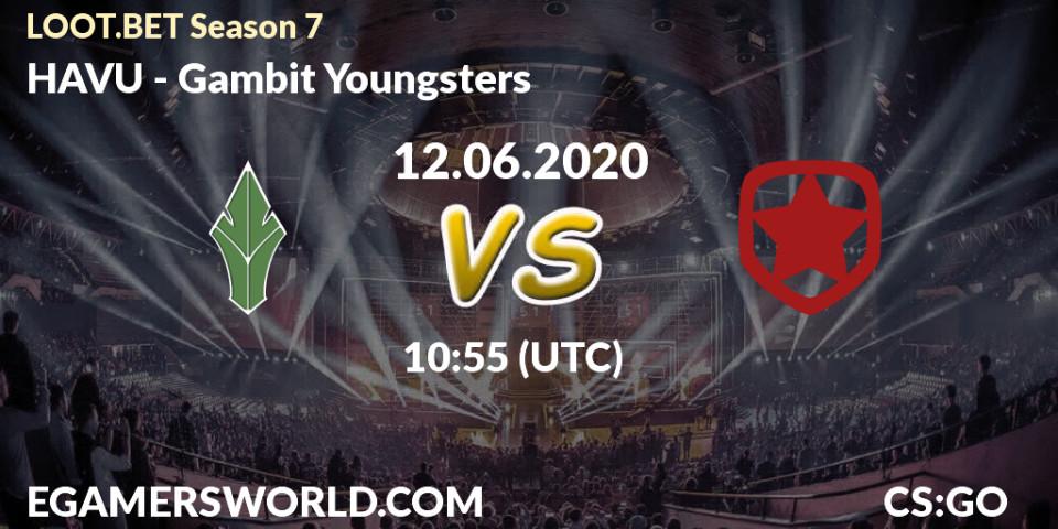 Prognose für das Spiel HAVU VS Gambit Youngsters. 12.06.2020 at 10:55. Counter-Strike (CS2) - LOOT.BET Season 7