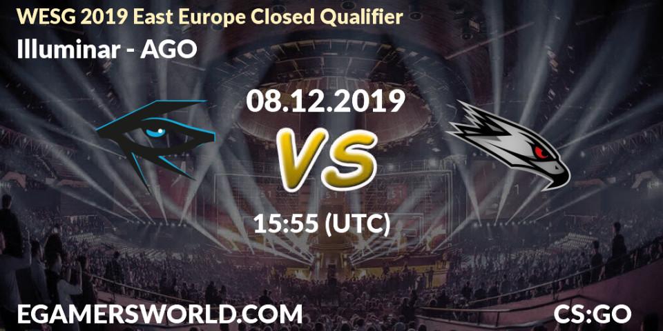 Prognose für das Spiel Illuminar VS AGO. 08.12.19. CS2 (CS:GO) - WESG 2019 East Europe Closed Qualifier