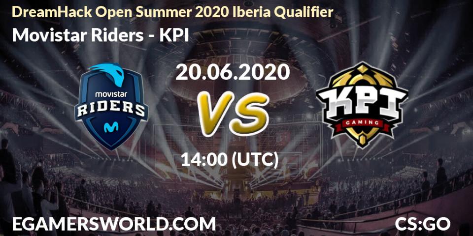 Prognose für das Spiel Movistar Riders VS KPI. 20.06.20. CS2 (CS:GO) - DreamHack Open Summer 2020 Iberia Qualifier