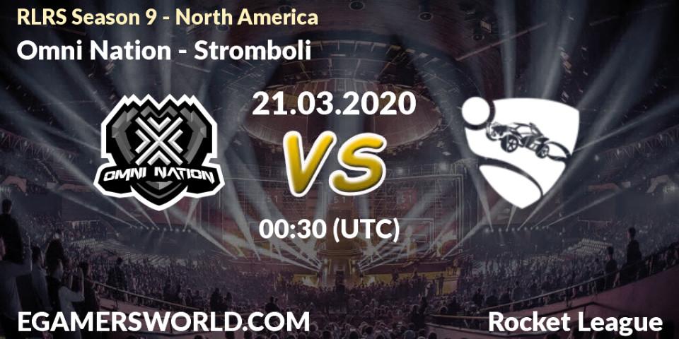Prognose für das Spiel Omni Nation VS Stromboli. 21.03.2020 at 01:30. Rocket League - RLRS Season 9 - North America