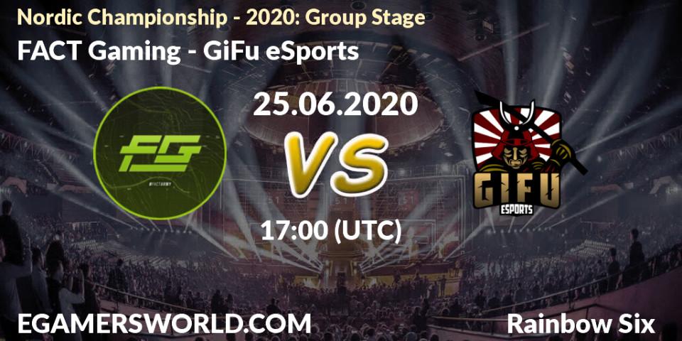 Prognose für das Spiel Ambush VS GiFu eSports. 25.06.20. Rainbow Six - Nordic Championship - 2020: Group Stage