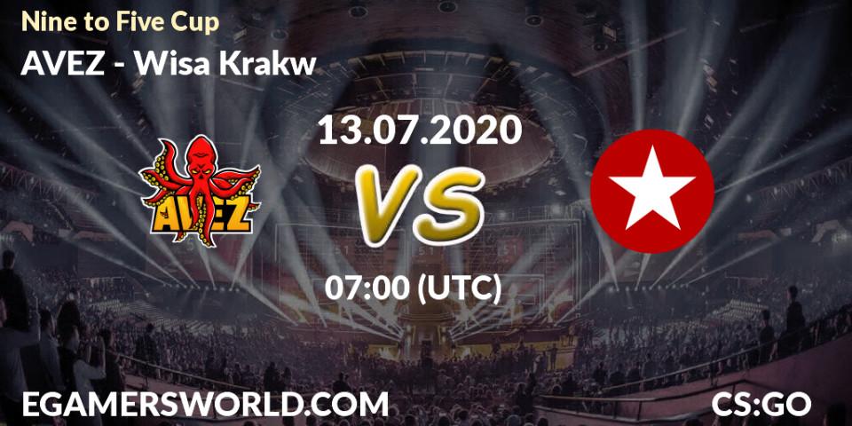 Prognose für das Spiel AVEZ VS Wisła Kraków. 13.07.2020 at 07:00. Counter-Strike (CS2) - Nine to Five Cup