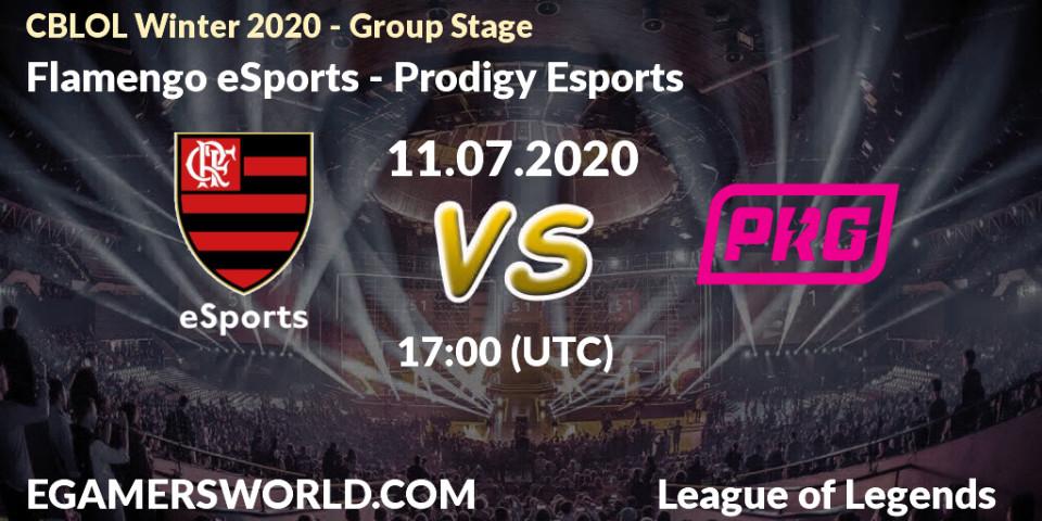 Prognose für das Spiel Flamengo eSports VS Prodigy Esports. 11.07.20. LoL - CBLOL Winter 2020 - Group Stage
