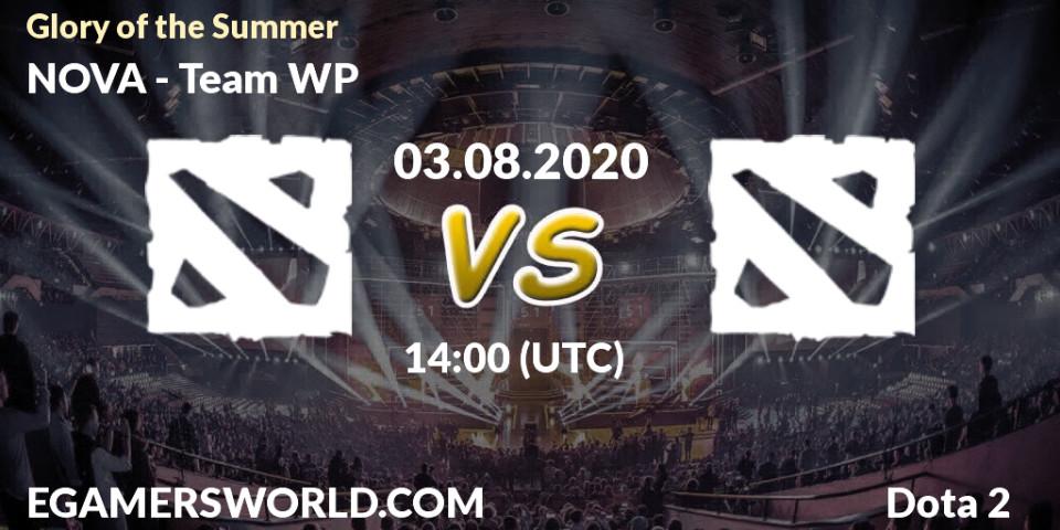 Prognose für das Spiel NOVA VS Team WP. 03.08.2020 at 13:43. Dota 2 - Glory of the Summer