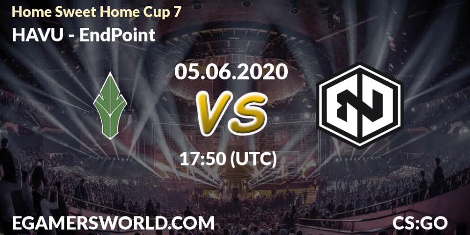 Prognose für das Spiel HAVU VS EndPoint. 05.06.2020 at 17:50. Counter-Strike (CS2) - #Home Sweet Home Cup 7