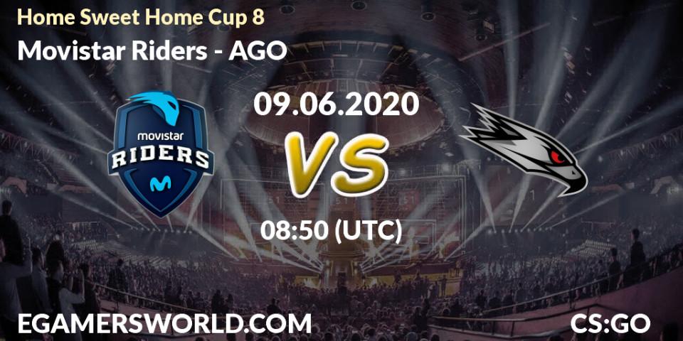 Prognose für das Spiel Movistar Riders VS AGO. 09.06.2020 at 08:50. Counter-Strike (CS2) - #Home Sweet Home Cup 8