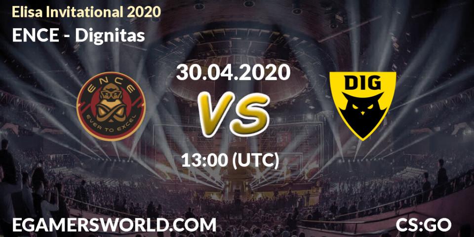 Prognose für das Spiel ENCE VS Dignitas. 30.04.2020 at 13:00. Counter-Strike (CS2) - Elisa Invitational: Spring 2020