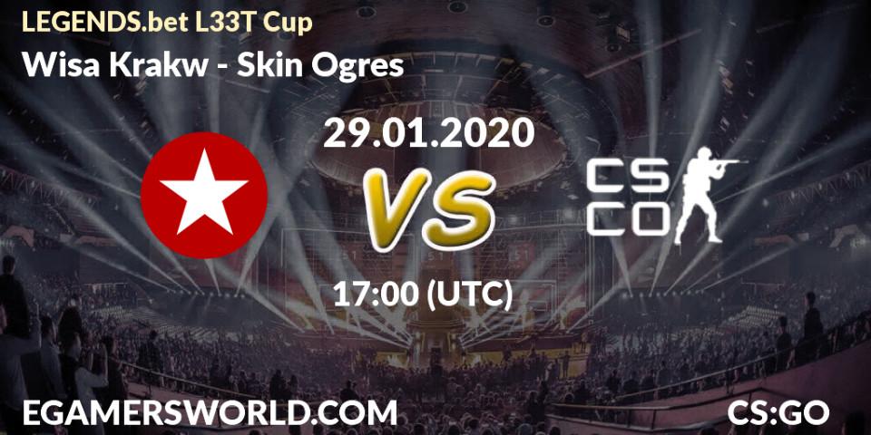 Prognose für das Spiel Wisła Kraków VS Skin Ogres. 29.01.20. CS2 (CS:GO) - LEGENDS.bet L33T Cup