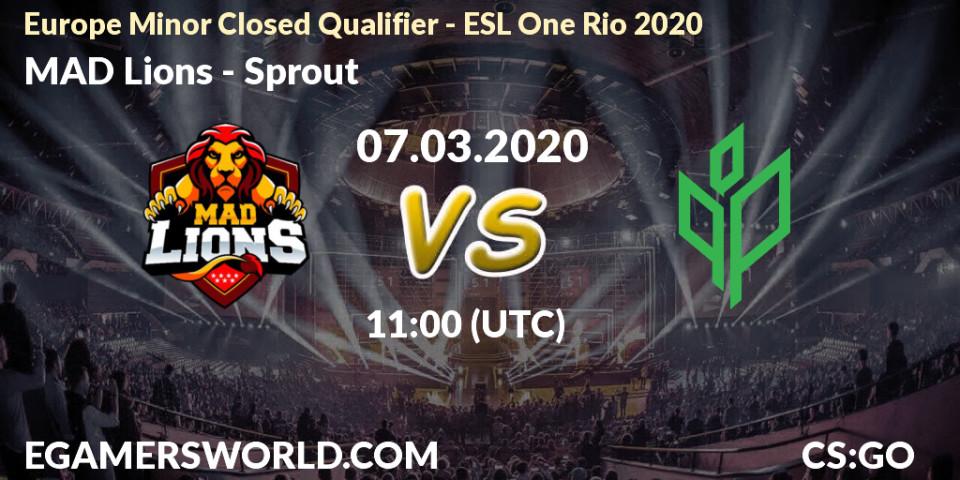 Prognose für das Spiel Complexity Gaming VS Sprout. 07.03.20. CS2 (CS:GO) - Europe Minor Closed Qualifier - ESL One Rio 2020
