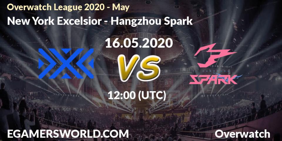 Prognose für das Spiel New York Excelsior VS Hangzhou Spark. 16.05.2020 at 11:10. Overwatch - Overwatch League 2020 - May