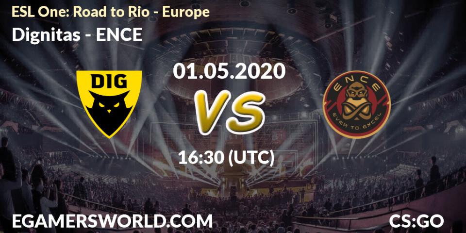 Prognose für das Spiel Dignitas VS ENCE. 01.05.2020 at 16:30. Counter-Strike (CS2) - ESL One: Road to Rio - Europe