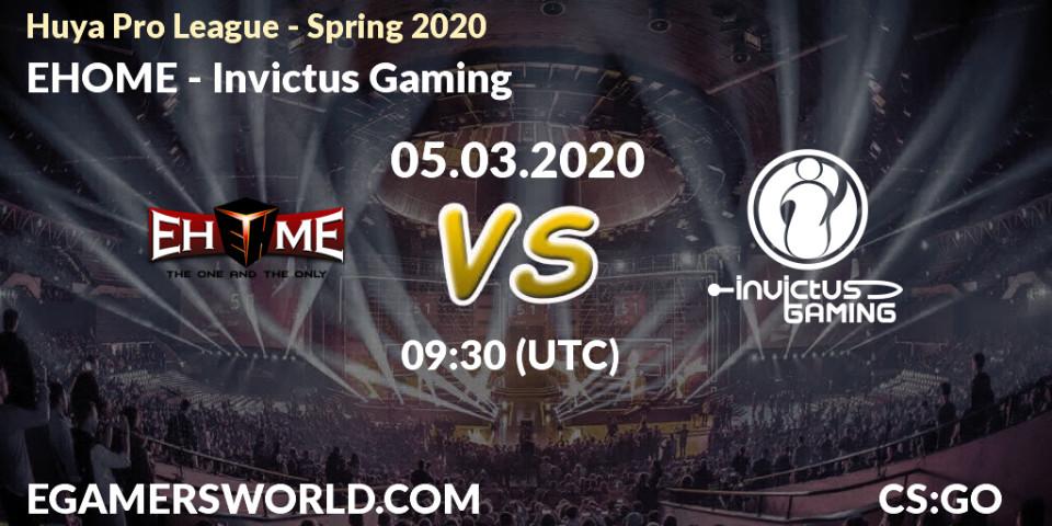Prognose für das Spiel EHOME VS Invictus Gaming. 05.03.20. CS2 (CS:GO) - Huya Pro League - Spring 2020