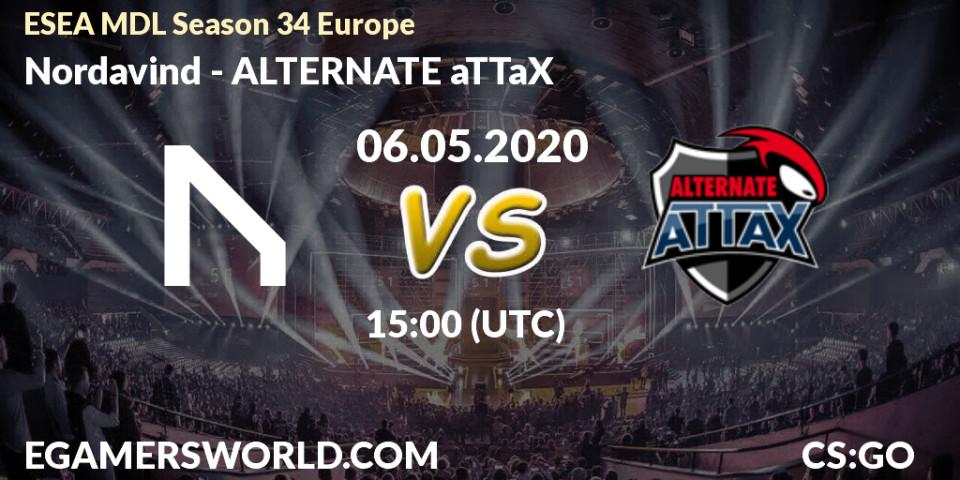 Prognose für das Spiel Nordavind VS ALTERNATE aTTaX. 06.05.2020 at 17:00. Counter-Strike (CS2) - ESEA MDL Season 34 Europe