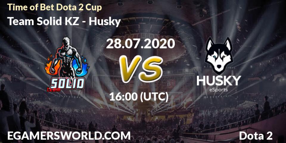Prognose für das Spiel Team Solid KZ VS Husky. 28.07.2020 at 16:05. Dota 2 - Time of Bet Dota 2 Cup