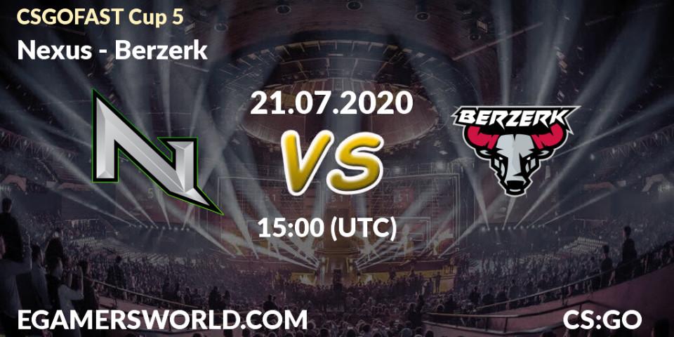 Prognose für das Spiel Nexus VS Berzerk. 21.07.2020 at 15:10. Counter-Strike (CS2) - CSGOFAST Cup 5