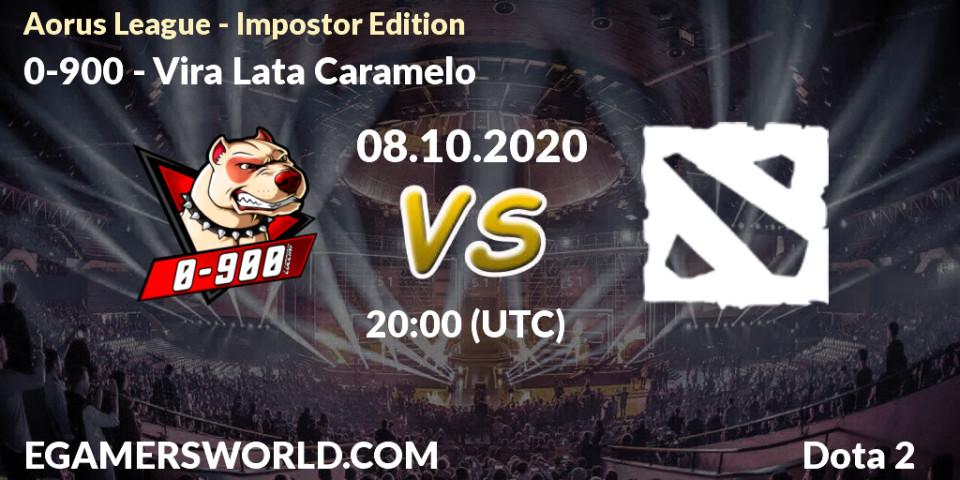 Prognose für das Spiel 0-900 VS Vira Lata Caramelo. 10.10.2020 at 02:55. Dota 2 - Aorus League - Impostor Edition