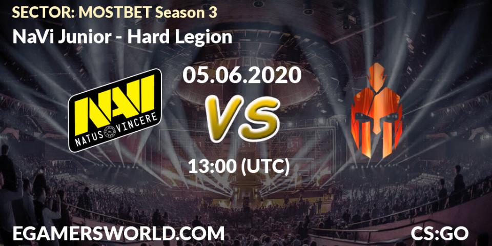 Prognose für das Spiel NaVi Junior VS Hard Legion. 05.06.2020 at 13:00. Counter-Strike (CS2) - SECTOR: MOSTBET Season 3