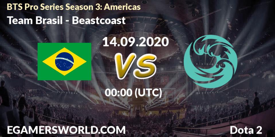 Prognose für das Spiel Team Brasil VS Beastcoast. 14.09.2020 at 00:28. Dota 2 - BTS Pro Series Season 3: Americas