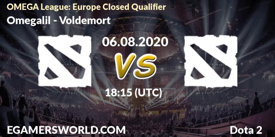 Prognose für das Spiel Omegalil VS Voldemort. 06.08.2020 at 19:32. Dota 2 - OMEGA League: Europe Closed Qualifier