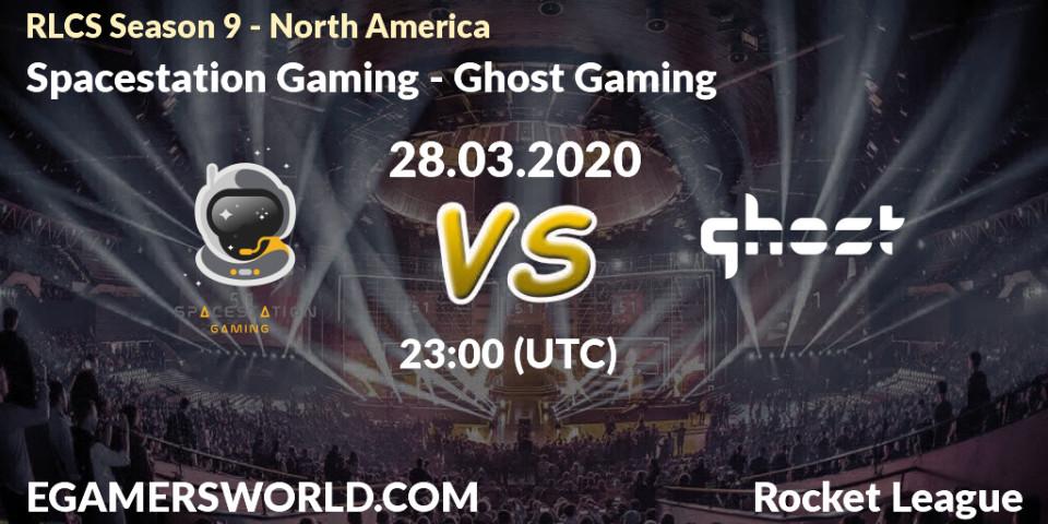 Prognose für das Spiel Spacestation Gaming VS Ghost Gaming. 28.03.20. Rocket League - RLCS Season 9 - North America