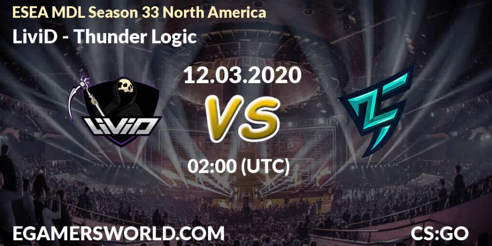 Prognose für das Spiel District 7 VS Thunder Logic. 12.03.2020 at 02:40. Counter-Strike (CS2) - ESEA MDL Season 33 North America