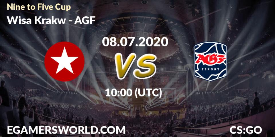 Prognose für das Spiel Wisła Kraków VS AGF. 08.07.20. CS2 (CS:GO) - Nine to Five Cup