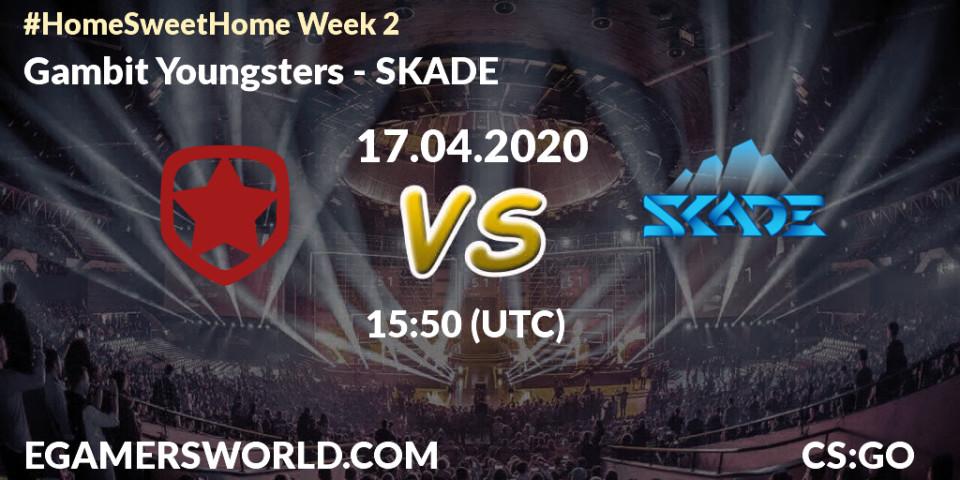 Prognose für das Spiel Gambit Youngsters VS SKADE. 17.04.20. CS2 (CS:GO) - #Home Sweet Home Week 2