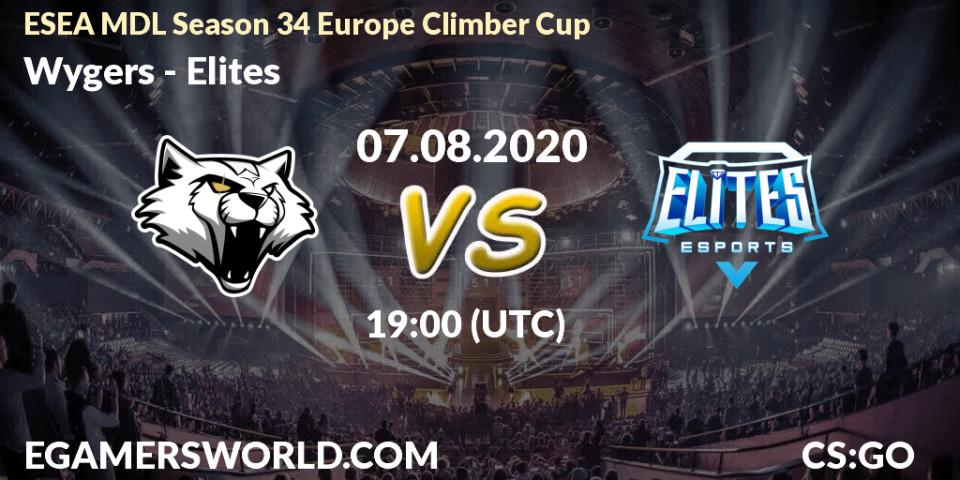 Prognose für das Spiel Wygers VS Elites. 07.08.20. CS2 (CS:GO) - ESEA MDL Season 34 Europe Climber Cup