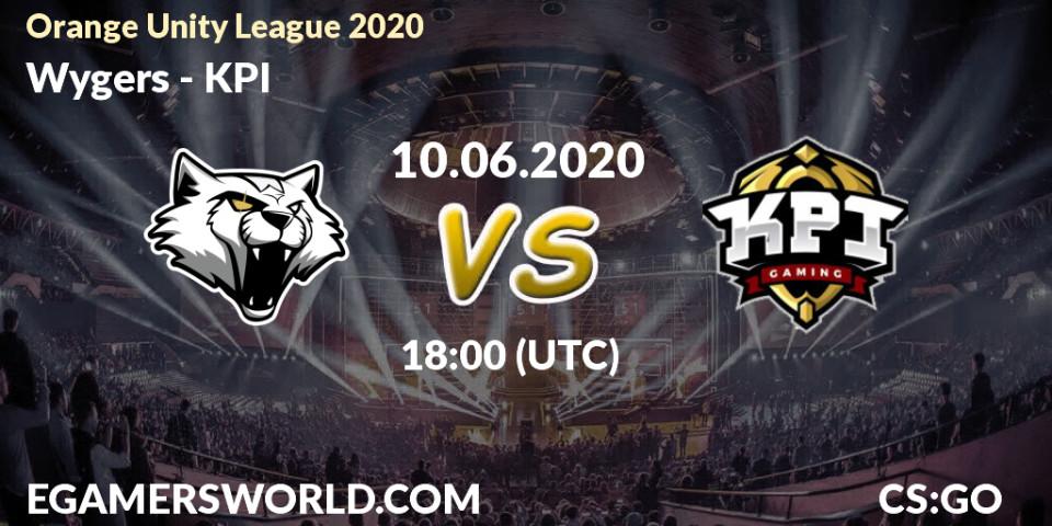 Prognose für das Spiel Wygers VS KPI. 10.06.20. CS2 (CS:GO) - Orange Unity League 2020
