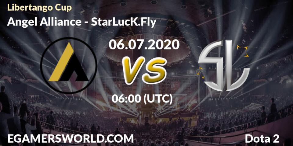 Prognose für das Spiel Angel Alliance VS StarLucK.Fly. 06.07.2020 at 06:05. Dota 2 - Libertango Cup