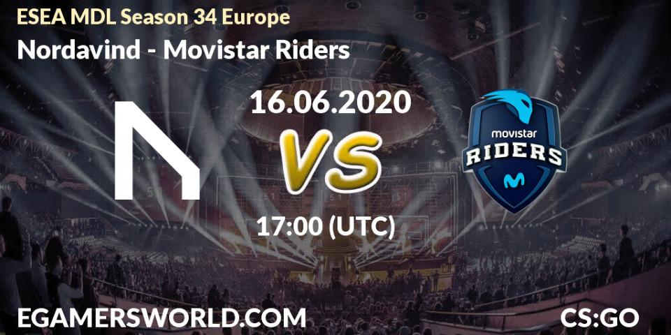Prognose für das Spiel Nordavind VS Movistar Riders. 16.06.2020 at 17:00. Counter-Strike (CS2) - ESEA MDL Season 34 Europe