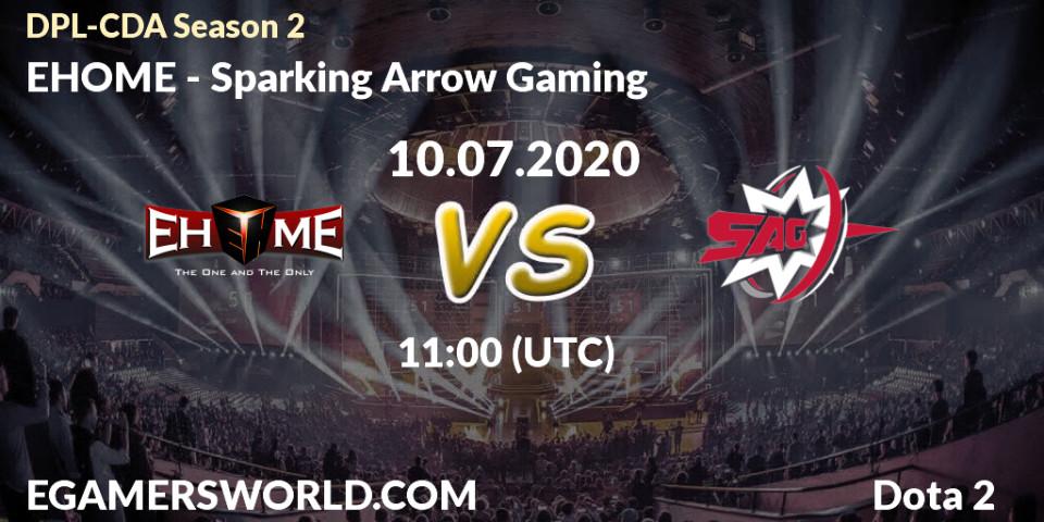 Prognose für das Spiel EHOME VS Sparking Arrow Gaming. 10.07.2020 at 11:20. Dota 2 - DPL-CDA Professional League Season 2