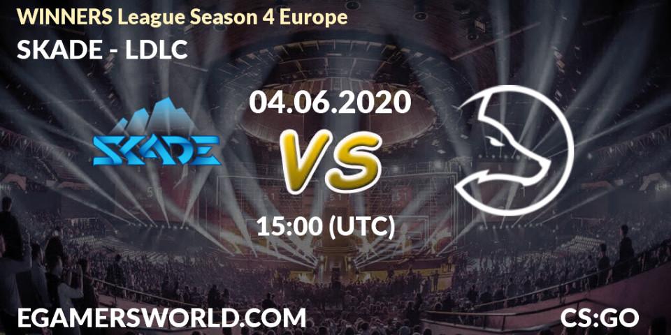 Prognose für das Spiel SKADE VS LDLC. 04.06.20. CS2 (CS:GO) - WINNERS League Season 4 Europe